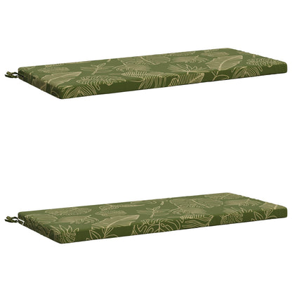 2-delige Bankkussens SOEST 2 st 100% Polyester Bladontwerp