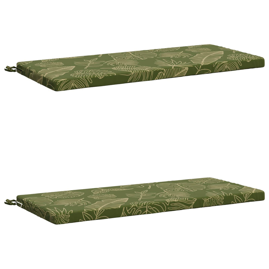 2-delige Bankkussens SOEST 2 st 100% Polyester Bladontwerp