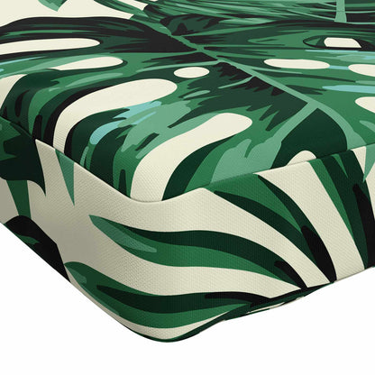 Bankkussen SOEST 100% Polyester Bladpatroon 110 x 50 x 5 cm