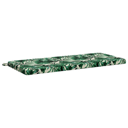 Bankkussen SOEST 100% Polyester Bladpatroon 110 x 50 x 5 cm