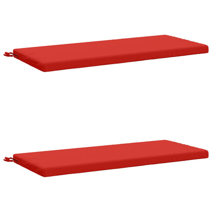 2-delige Bankkussens SOEST 2 st 100% Polyester Rood