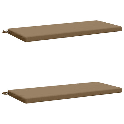 2-delige Bankkussens SOEST 2 st 100% Polyester Taupe