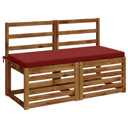 Bankkussen SOEST 100% Polyester Wijnrood 110 x 50 x 5 cm