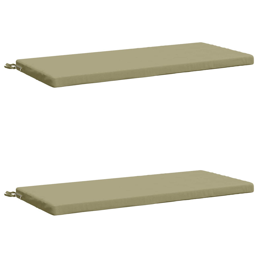 2-delige Bankkussens SOEST 2 st 100% Polyester Lichtgroen