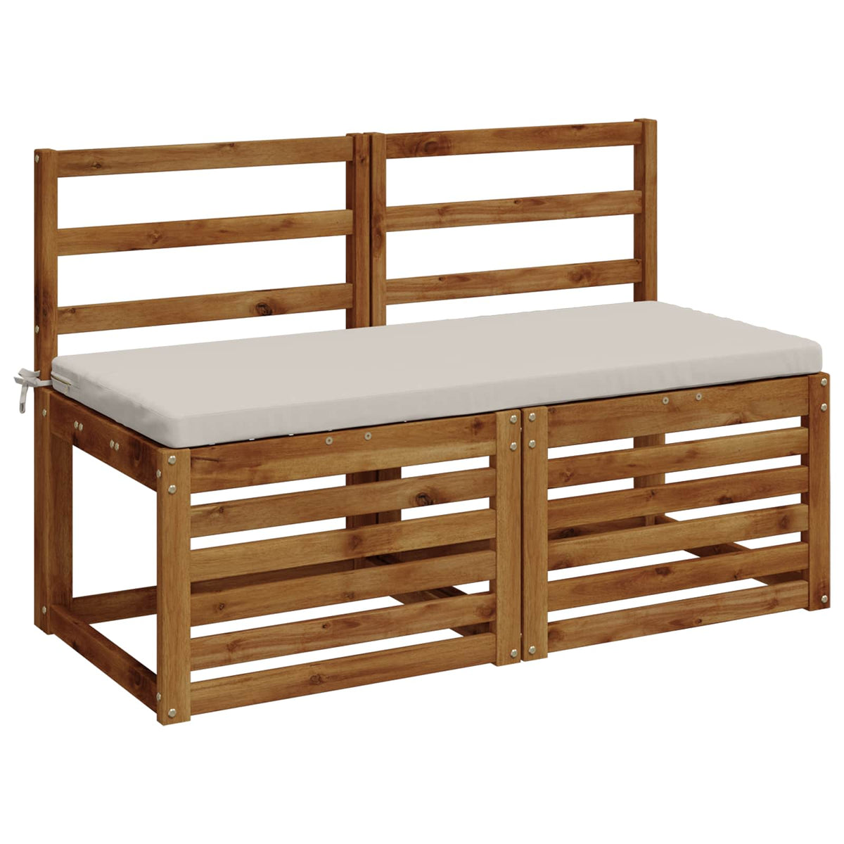 Bankkussen SOEST 100% Polyester Wit 120 x 50 x 5 cm