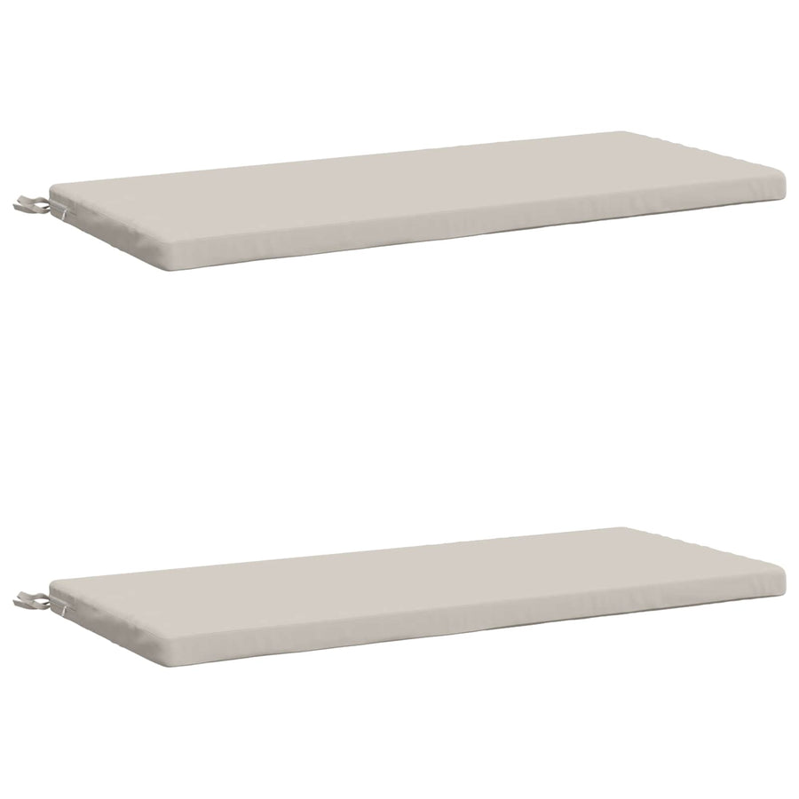 2-delige Bankkussens SOEST 2 st 100% Polyester Wit