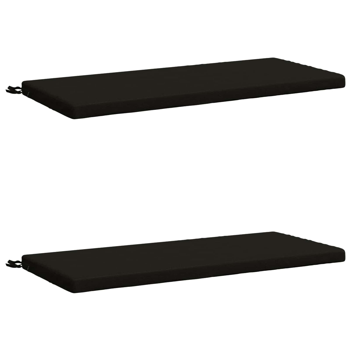 2-delige Bankkussens SOEST 2 st 100% Polyester Zwart