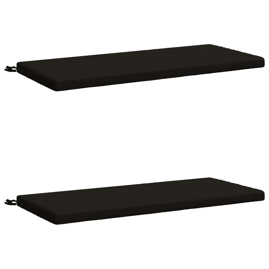 2-delige Bankkussens SOEST 2 st 100% Polyester Zwart