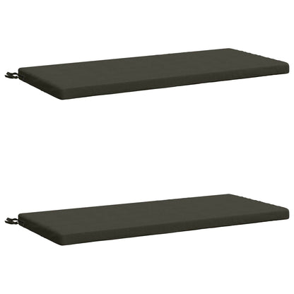 2-delige Bankkussens SOEST 2 st 100% Polyester Antraciet