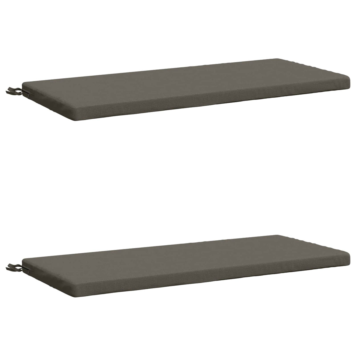 2-delige Bankkussens SOEST 2 st 100% Polyester Grijs