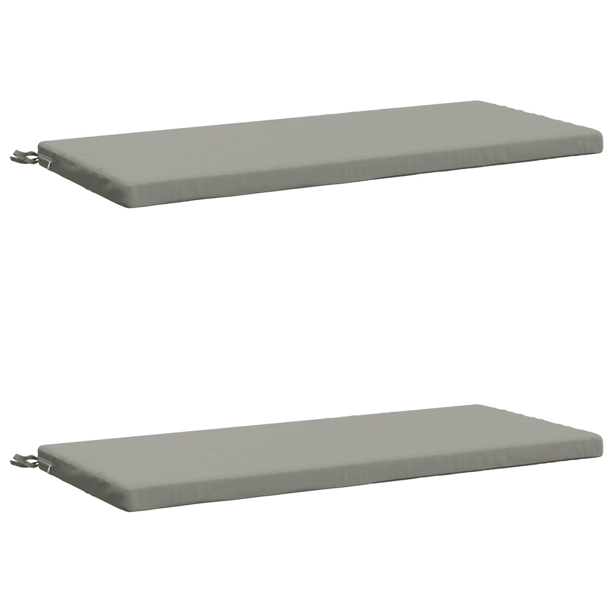 2-delige Bankkussens SOEST 2 st 100% Polyester Grijs