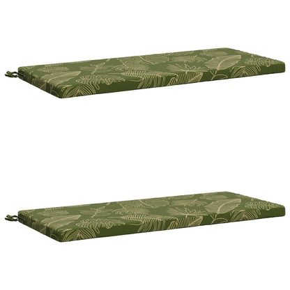 2-delige Bankkussens SOEST 2 st 100% Polyester Bladontwerp