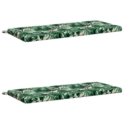 2-delige Bankkussens SOEST 2 st 100% Polyester Bladpatroon