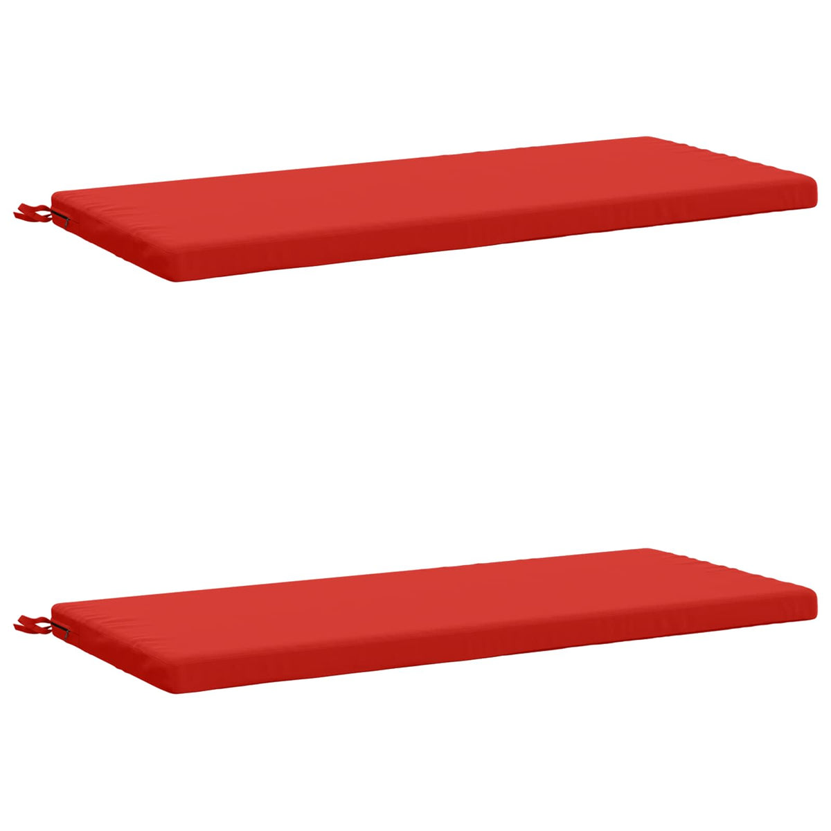 2-delige Bankkussens SOEST 2 st 100% Polyester Rood