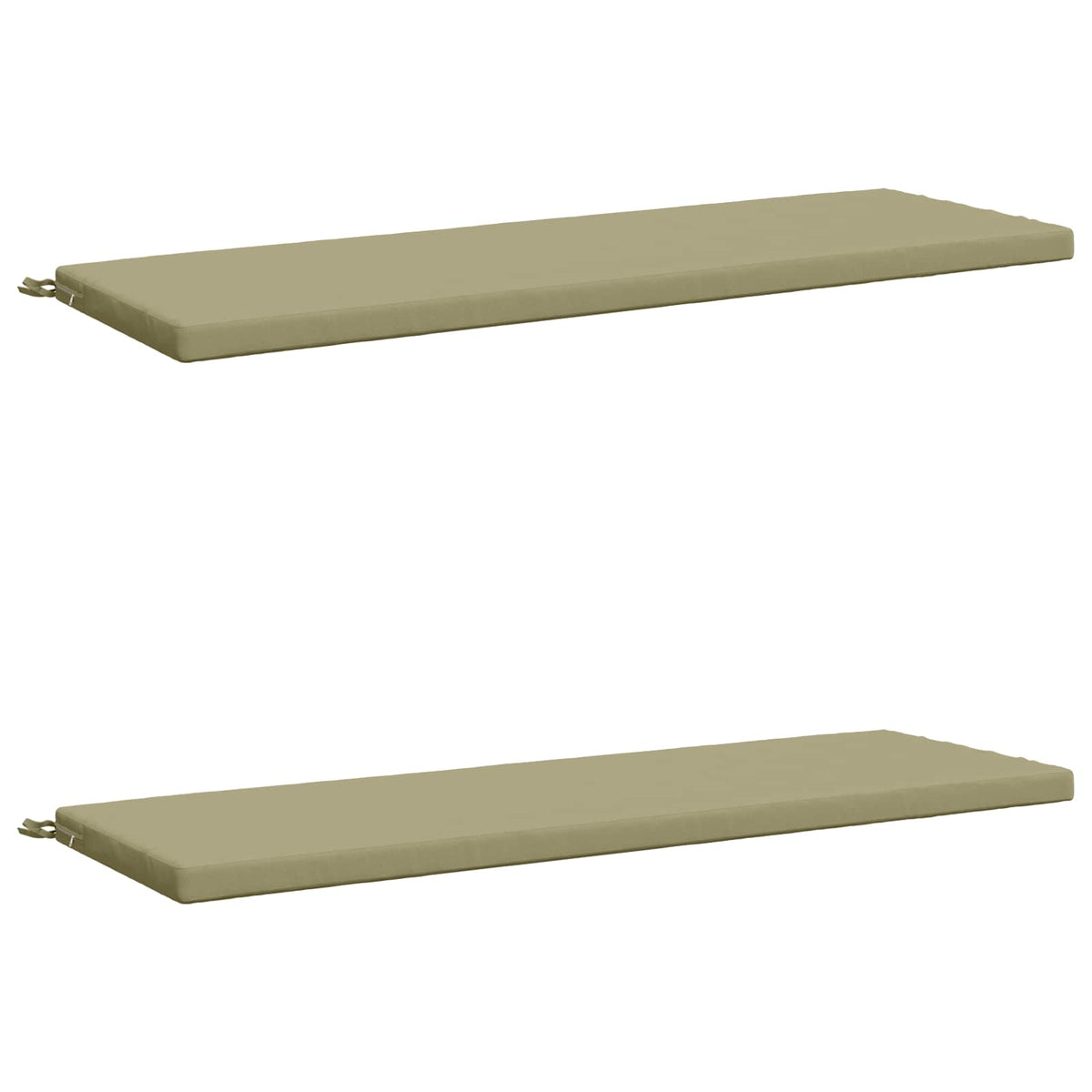 2-delige Bankkussens SOEST 2 st 100% Polyester Lichtgroen