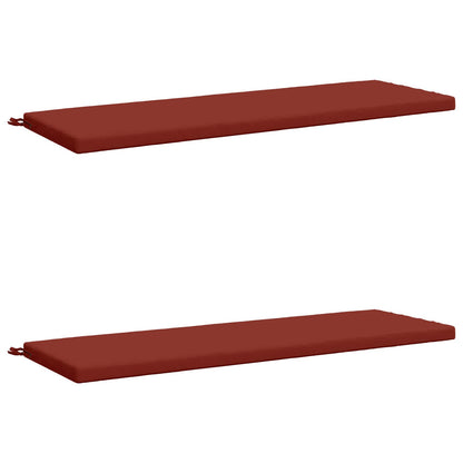 2-delige Bankkussens SOEST 2 st 100% Polyester Rood