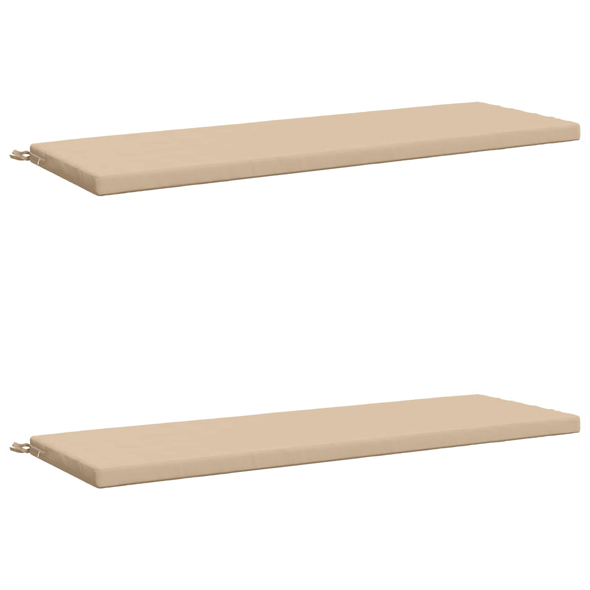 2-delige Bankkussens SOEST 2 st 100% Polyester Crèmekleurig
