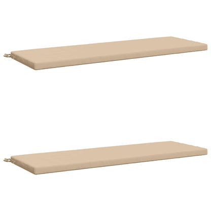 2-delige Bankkussens SOEST 2 st 100% Polyester Crèmekleurig