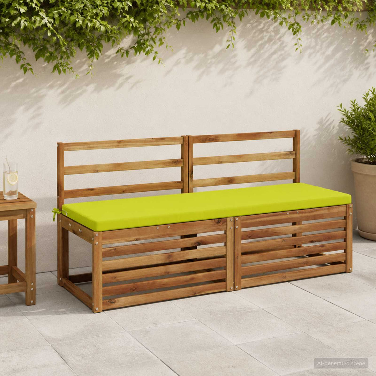 Bankkussen SOEST 100% Polyester Helder groen 140 x 50 x 5 cm