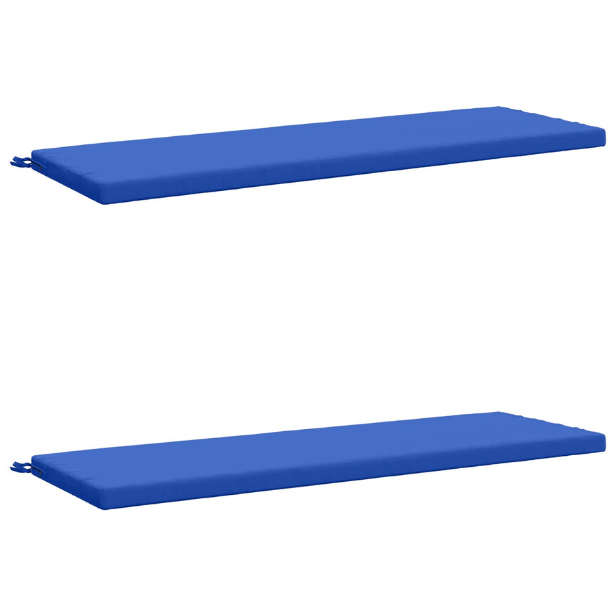 2-delige Bankkussens SOEST 2 st 100% Polyester Koninklijk Blauw