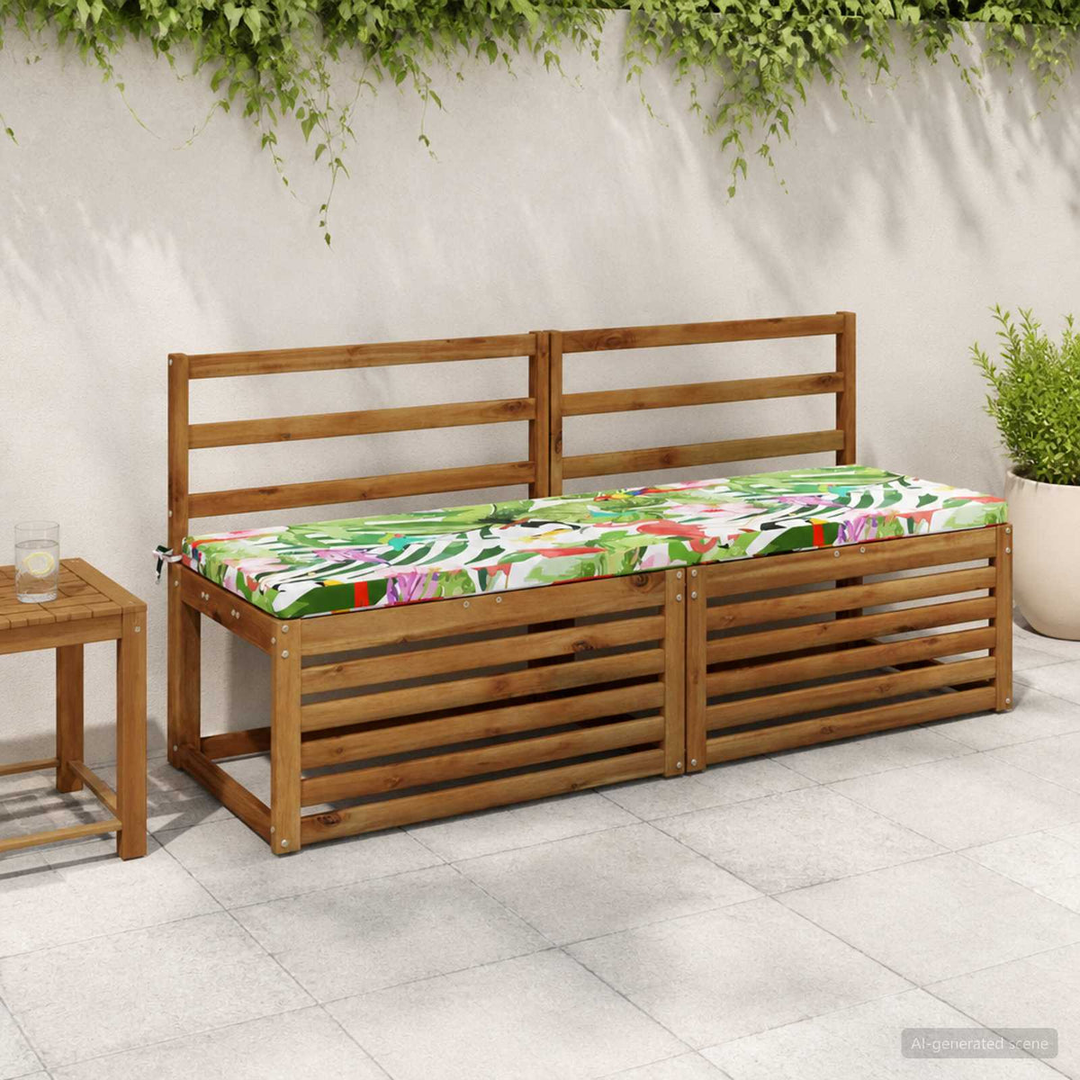 2-delige Bankkussens SOEST 2 st 100% Polyester Meerkleurig