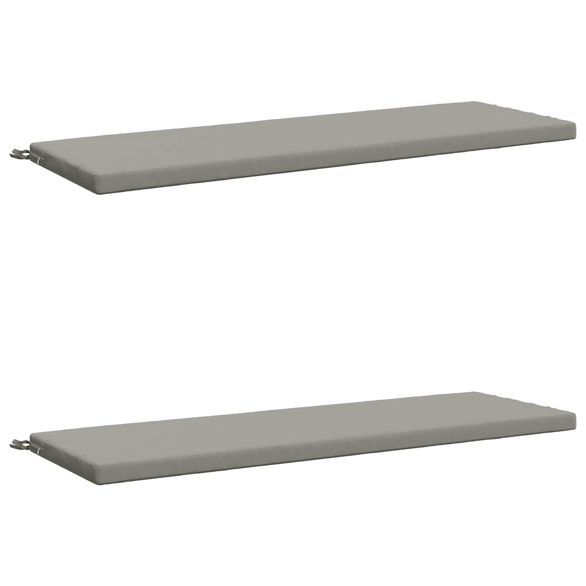2-delige Bankkussens SOEST 2 st 100% Polyester Grijs