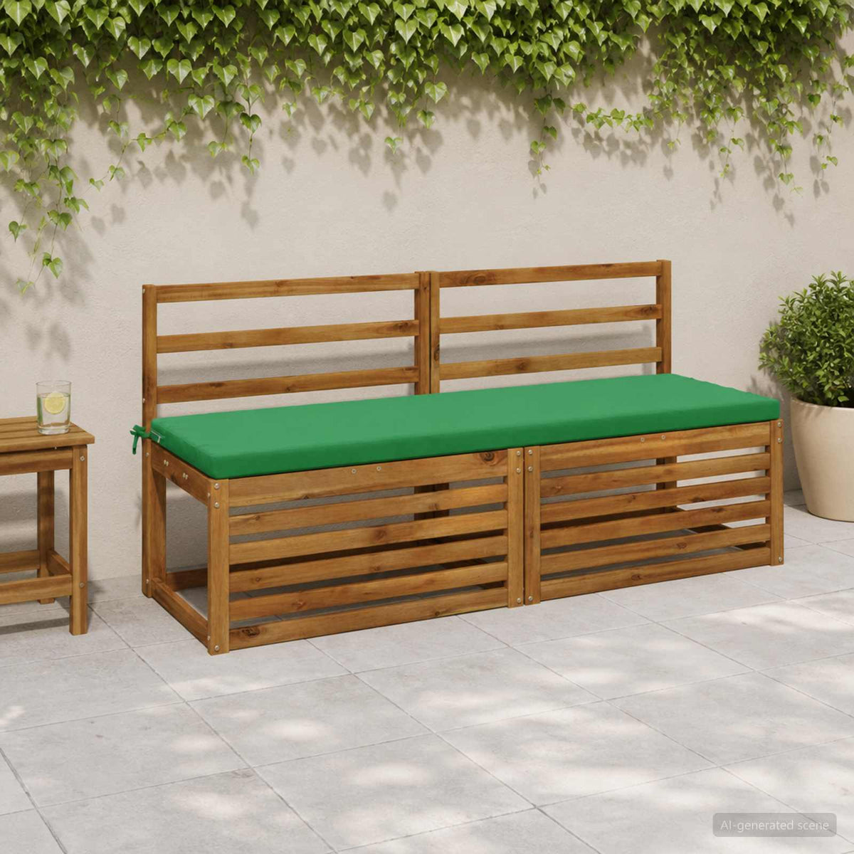 Bankkussen SOEST 100% Polyester Groen 140 x 50 x 5 cm