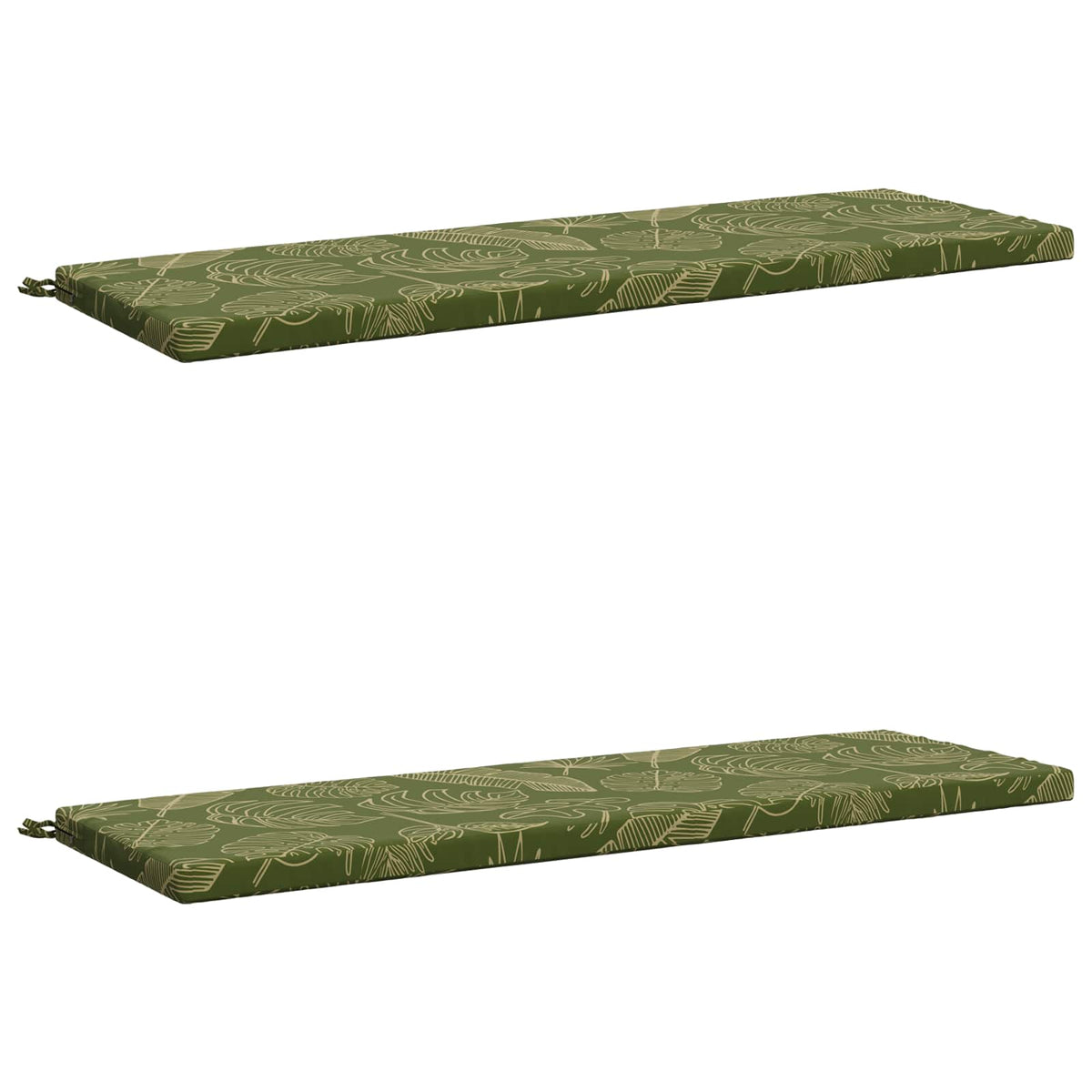 2-delige Bankkussens SOEST 2 st 100% Polyester Bladontwerp