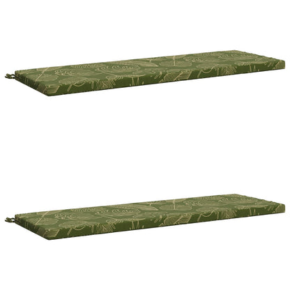 2-delige Bankkussens SOEST 2 st 100% Polyester Bladontwerp