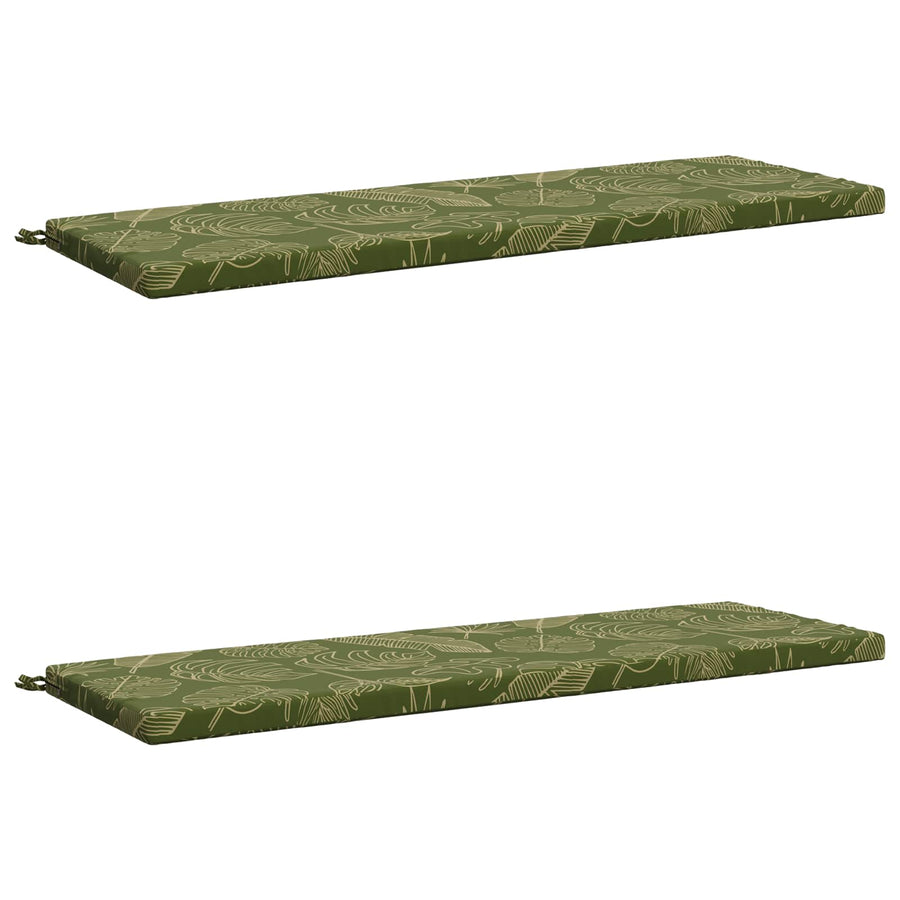 2-delige Bankkussens SOEST 2 st 100% Polyester Bladontwerp