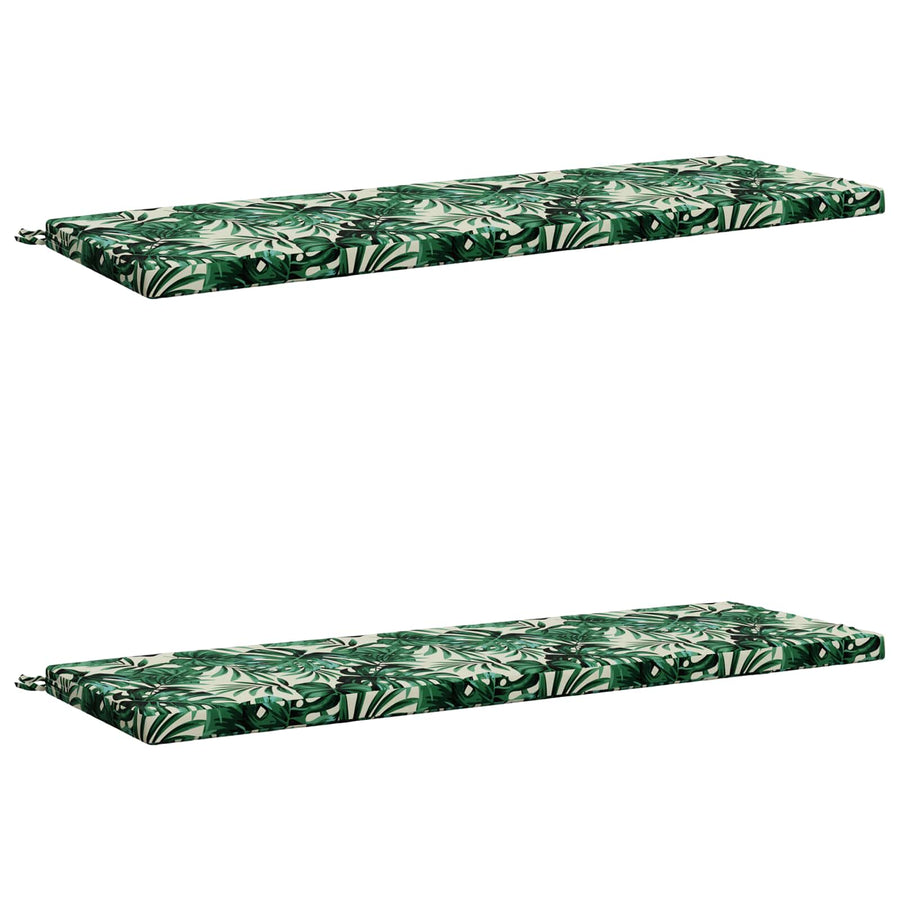 2-delige Bankkussens SOEST 2 st 100% Polyester Bladpatroon