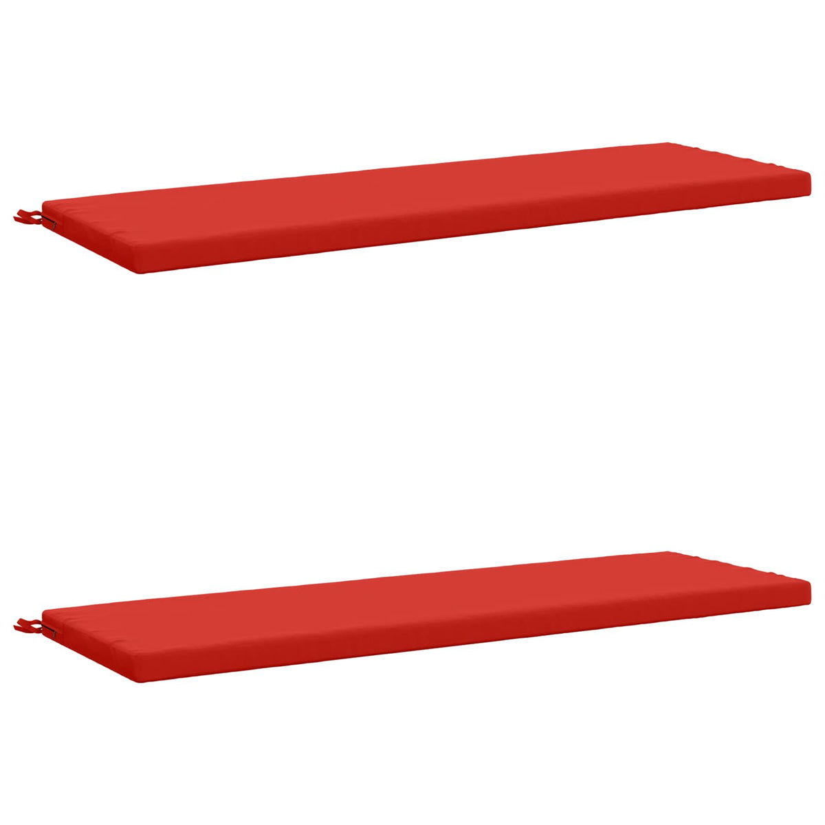 2-delige Bankkussens SOEST 2 st 100% Polyester Rood