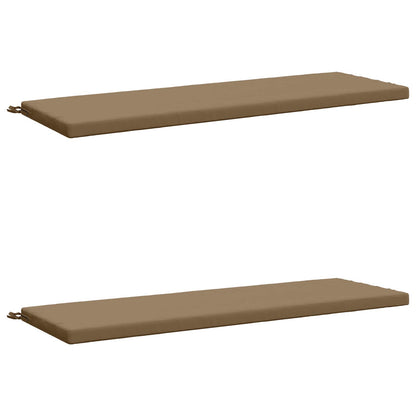 2-delige Bankkussens SOEST 2 st 100% Polyester Taupe