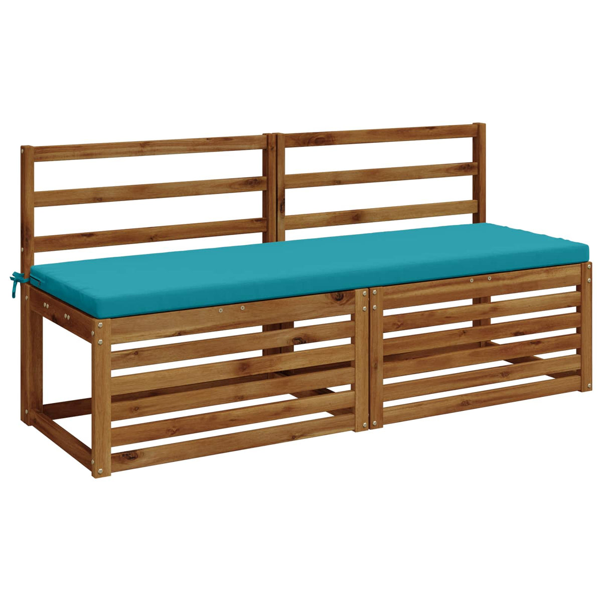 2-delige Bankkussens SOEST 2 st 100% Polyester Turquoise