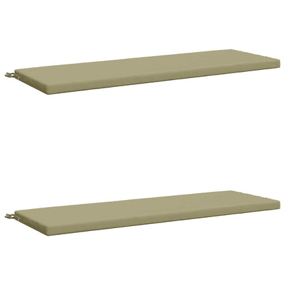 2-delige Bankkussens SOEST 2 st 100% Polyester Lichtgroen