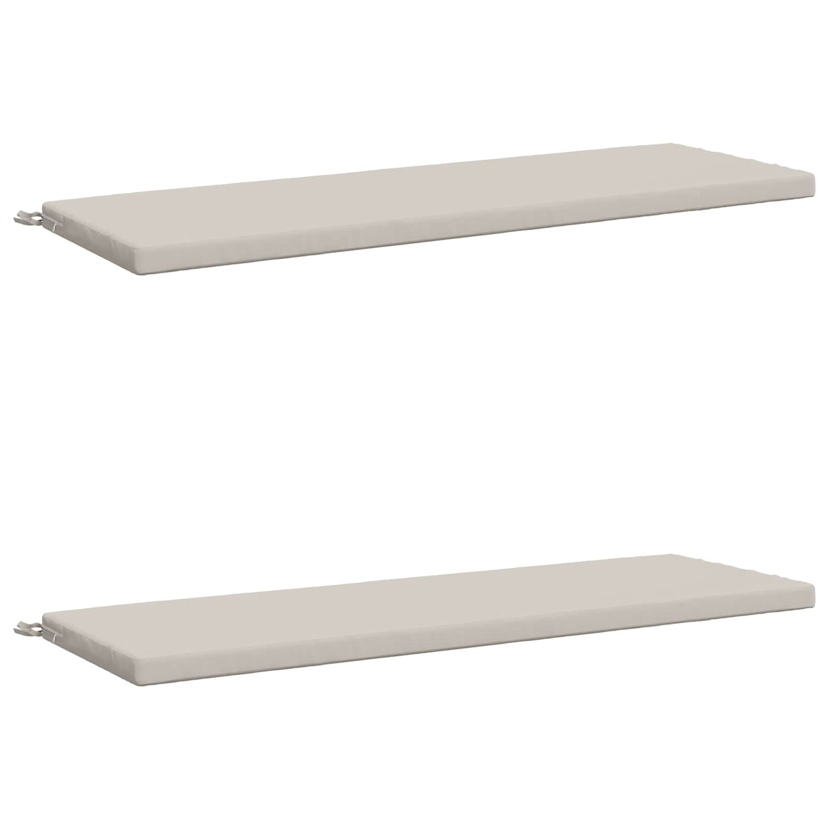 2-delige Bankkussens SOEST 2 st 100% Polyester Wit