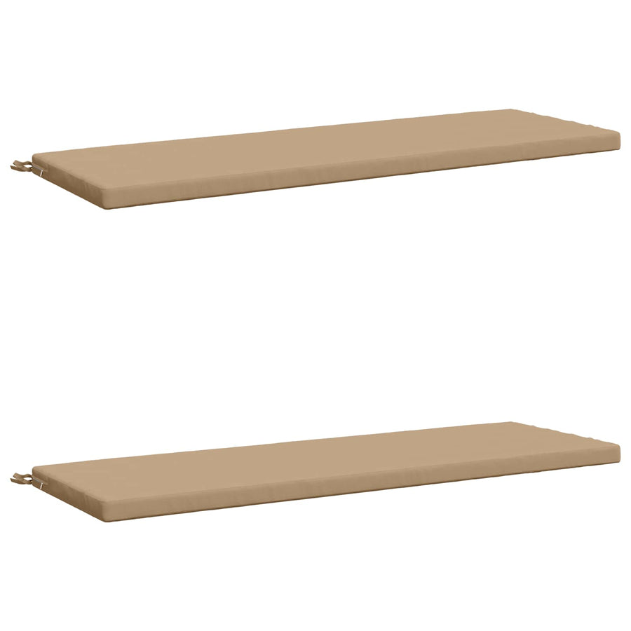 2-delige Bankkussens SOEST 2 st 100% Polyester Zand
