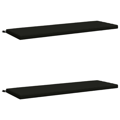 2-delige Bankkussens SOEST 2 st 100% Polyester Zwart