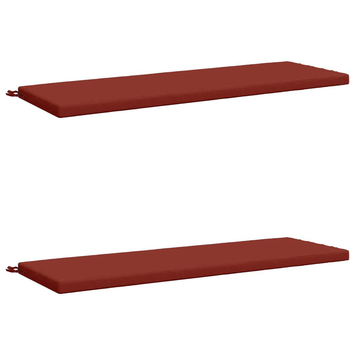 2-delige Bankkussens SOEST 2 st 100% Polyester Rood