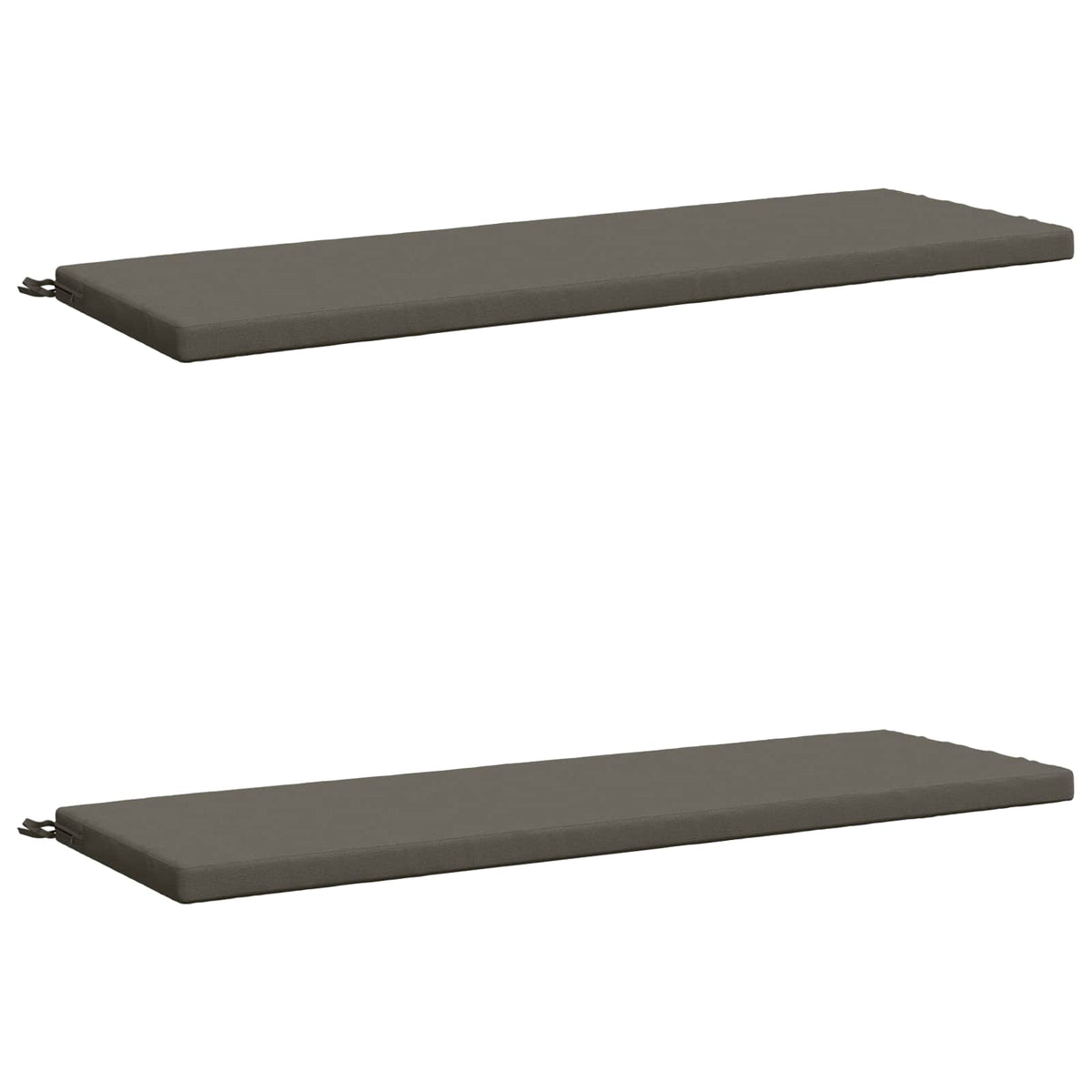 2-delige Bankkussens SOEST 2 st 100% Polyester Grijs
