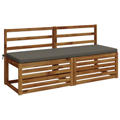 2-delige Bankkussens SOEST 2 st 100% Polyester Grijs