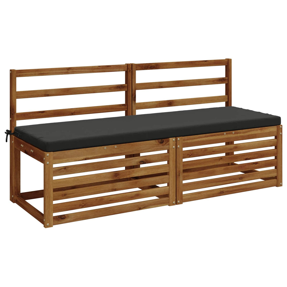 2-delige Bankkussens SOEST 2 st 100% Polyester Antraciet