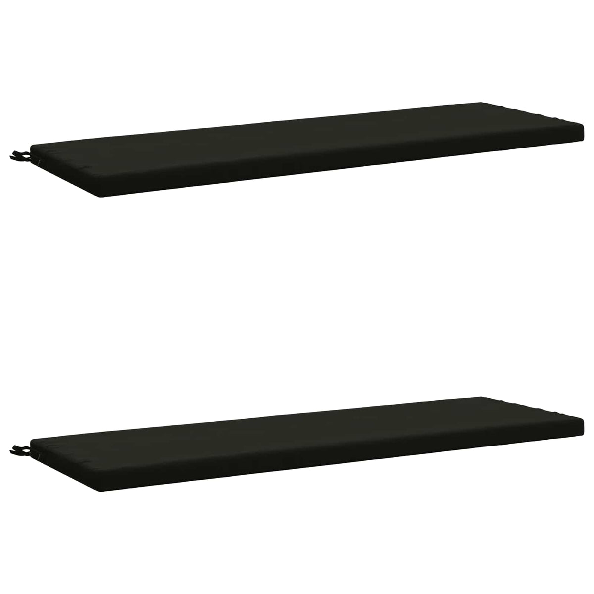 2-delige Bankkussens SOEST 2 st 100% Polyester Zwart