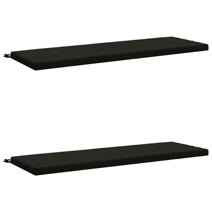 2-delige Bankkussens SOEST 2 st 100% Polyester Zwart