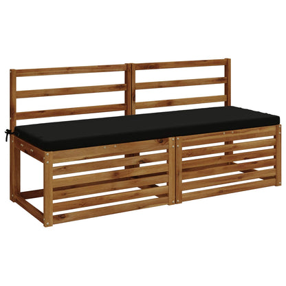 2-delige Bankkussens SOEST 2 st 100% Polyester Zwart