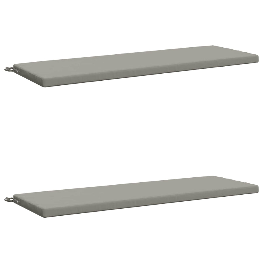 2-delige Bankkussens SOEST 2 st 100% Polyester Grijs