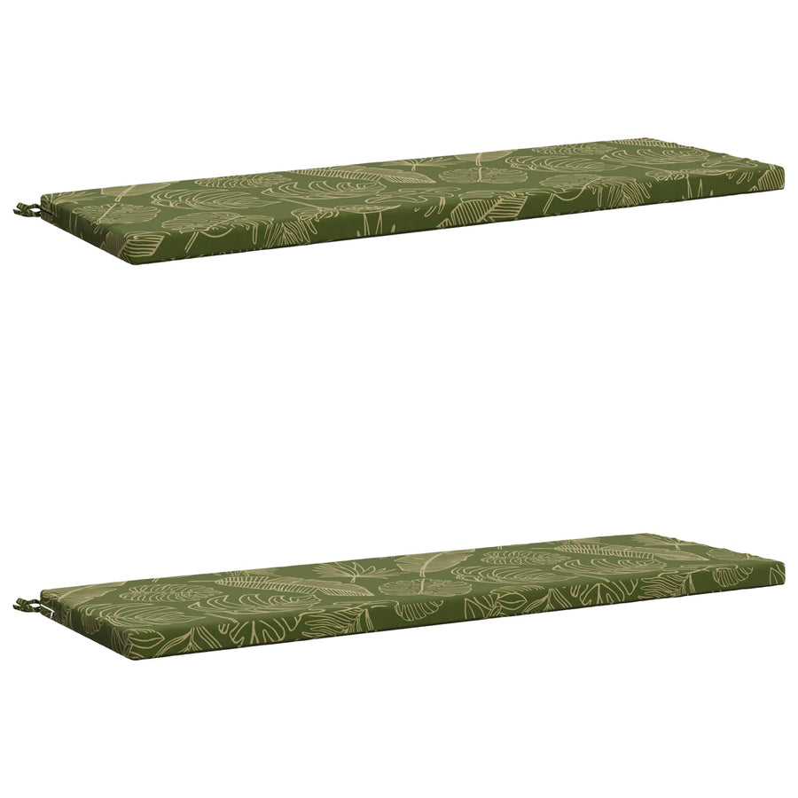 2-delige Bankkussens SOEST 2 st 100% Polyester Bladontwerp