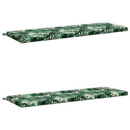 2-delige Bankkussens SOEST 2 st 100% Polyester Bladpatroon