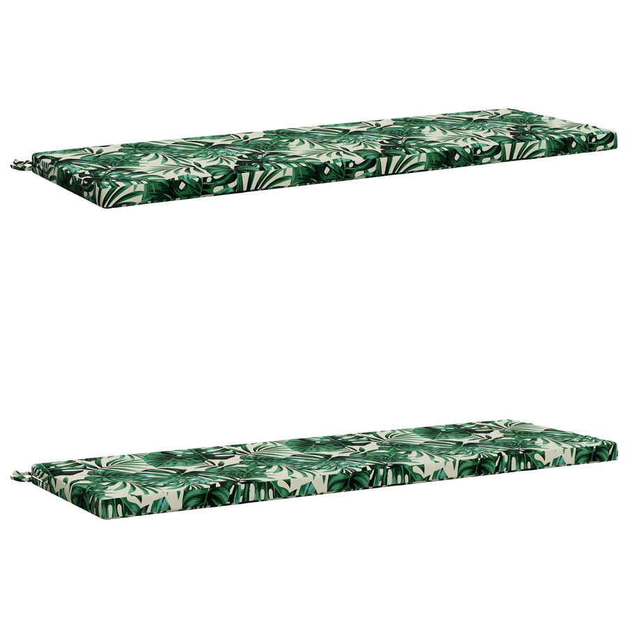 2-delige Bankkussens SOEST 2 st 100% Polyester Bladpatroon