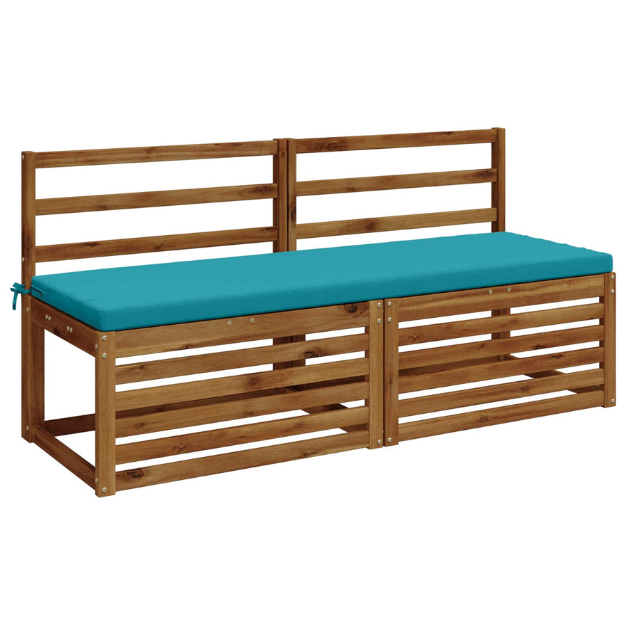 2-delige Bankkussens SOEST 2 st 100% Polyester Turquoise